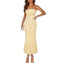 MEROKEETY Women39s Summer Floral Wedding Guest Cocktail
