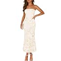 MEROKEETY Women39s Summer Floral Wedding Guest Cocktail