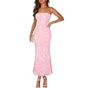 MEROKEETY Women39s Summer Floral Wedding Guest Cocktail