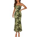 MEROKEETY Women39s Summer Floral Wedding Guest Cocktail