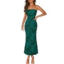 MEROKEETY Women39s Summer Floral Wedding Guest Cocktail