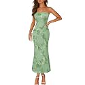 MEROKEETY Women39s Summer Floral Wedding Guest Cocktail