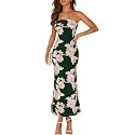 MEROKEETY Women39s Summer Floral Wedding Guest Cocktail