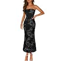 MEROKEETY Women39s Summer Floral Wedding Guest Cocktail