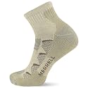 Merrell Men's and Women's MOAB Hiking Midweight Cushion Socks - Unisex Coolmax Moisture Management and Arch Support