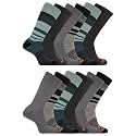 Merrell Unisex Adult Men's and Women's Cushioned Midweight Ankle Socks - 4, 8, 12 Pairs - Moisture Wicking