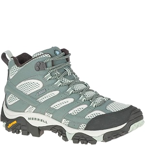 merrell women39s moab 2 mid gtx high rise hiking boots green sedona sage 5 uk