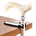 Merry Sticks Walking Cane Holder, Smart Reflective Cane Holder Clip for Table, Walking Stick Accessories for Senior, Portable, Foldable, and Convenient