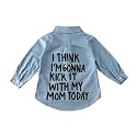 MERSARIPHY Toddler Long Sleeve Shirt Baby Boy