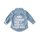 MERSARIPHY Toddler Long Sleeve Shirt Baby Boy