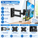 merugni UNIVERSAL STANDARD-HEAVY DUTY FOR 32-40-42-43I NCH TV WALL MOUNT FOR ALL TYPE TV TV Stand Base (Furniture Accessories, Iron)