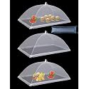 Mesh Food Covers for Outside,3 Extra Large 40"X24" Jumbo Pop-Up Mesh Food Tent Food Cover for Outside BBQ Camping Party Picnic Accessories - Outside Food Covers