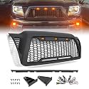 Mesh Front Grille Compatible with Toyota Tacoma 2005-2011,Matte Black