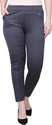MESH Jegging For Girls (Grey, Pack of 1)