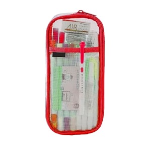 mesh pencil case pouch for girls amp boys cosmetics bag travel pencil case - pens stationary box college office school supplies kids