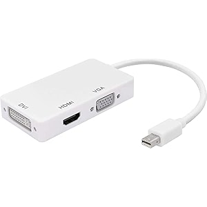 mini displayport to hdmidvivga male to female adapter 3 in 1 mini dp thunderbolt port compatible to hdmi dvi vga tv av hdtv adapter converter