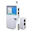 4-in-1 Remote Cable Tester I Meshiv RJ45, RJ11, USB And BNC LAN Network Cable Cat5 Cat6 Wire Tester For UTP STP Telephone LAN Cables Tracker Detector Tool (4 in 1 Network Cable Tester)