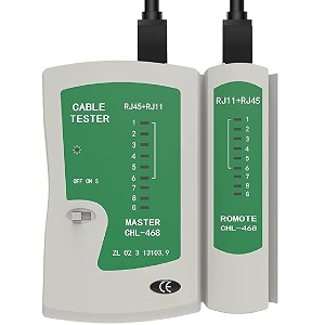 network cable tester rj45 and rj11 lan tester with 9v battery led indicators rj12 cat5 cat 6 utp ethernet ethernet model-nct-01-blue