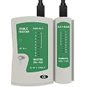 Network Cable Tester, RJ45 And RJ11 Lan Tester With 9V Battery, LED Indicators RJ12 CAT5 CAT 6 UTP Ethernet ethernet (Model:-NCT-01-Blue)