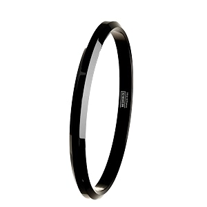 mesmerize round flat kada for men  stainless kada for everyday wear  gloss finish  6 months warranty included
