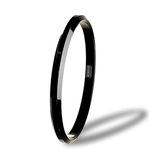 mesmerize round flat kada for men  stainless kada for everyday wear  gloss finish  6 months warranty included