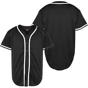 mesospero mens button down shirts short sleeve sports uniforms blank baseball jersey s-xxxl