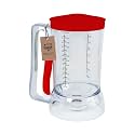 Mess-Free Pancakes Pourer & Cupcake Batter Dispenser | 4 Cup Capacity | Precision Pour Control & Easy-Squeeze Handle | BPA-Free Kitchen Tool for Waffles, Crepes & Muffins
