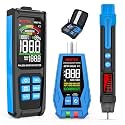 MESTEK Tool Set, Electric Tester Kit with Non-Contact Voltage Tester, GFCI Outlet Tester, Digital Moisture Meter, Home Inspector Tool Kit with Carrying Case and Batteries, 3-Piece