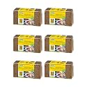 Mestemacher Natural Three Grain Bread, Authentic German Whole Grain Bread with Rye, Oats & Barley | High Fiber, Non-GMO, Ready to Eat, Long Shelf Life, 17.6 Oz (Pack of 6)