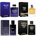 META-BOSEM Mens Cologne Set, Eau de Parfum, 4 Pack (3.4 oz / 100 mL Each), AQUA PRIVE, Savag, BLUE DE CHANCE, YOU ARE STRONGER, Vantage Azure Mix, for commute, summer days and travel