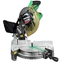 Metabo HPT 10-Inch Miter Saw | Laser Marker | Single Bevel | Compound | 15-Amp Motor | C10FCH2S