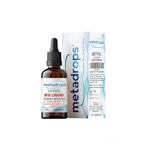 vitamin b12 liquid drops - high potency sublingual supplement 50 ml - vegan gluten-free non-gmo - boost energy amp metabolism