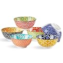 Metahom Ceramic Dipping Bowls, 4 Oz Small Colorful Bowl Set of 6, 3.5 Inch