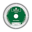 METAK - Circular saw blade HM 210x30 mm 64 teeth for aluminium Multi-material Saw blade 210x30 Ideal for wood, laminate, MDF, plastic, and copper - Compatible with Metabo, Bosch &