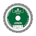 METAK HM 210 x 30 mm Circular Saw Blade for Wood, Metal, Aluminium, Multi-Material Saw Blade 210 mm, 24 Teeth for Steel, 30 mm Reduction Ring Included