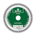 METAK HM Circular Saw Blade 216 x 30 mm 64 Teeth Aluminium Multi-Material 216 x 30 mm Ideal for Wood, Laminate, MDF, Plastic and Copper, Suitable for
