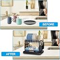 Metal 2 Tier Dish Drying Rack Set360