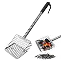 Metal Ash Sifter Shovel for Fireplace Fire Pit Grill 19.3" Long Coal Shovel