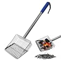 Metal Ash Sifter Shovel for Fireplace Fire Pit Grill 19.3" Long Coal Shovel