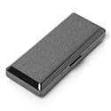 Metal Carry Cigarette Case, Double Sided Spring Clip,Holds 10 100mm Cigarettes (Vines Gun Black)