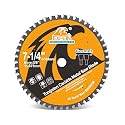Metal Cutting Saw Blade 7-1/4 Inch 48T for Rebar, Angle Iron, Pipes, Channels, Ceramic Cemented Carbide with 5/8" Arbor