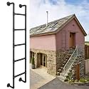 Metal Ladders 4ft 5ft 6ft 7ft 8ft for 2Story Homes HeavyDuty Bunk Bed Wall Ladders Iron Outdoor/Deck Safety Steps for High Beds