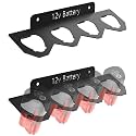 Metal Milwaukee M12 Battery Holder Wall Mount
