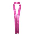 Metal Sequin Ties for Women Long Skinny Scarves, Sparkly Glitter Scarf Necktie Belt for Party Prom Wedding Daily