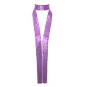 Metal Sequin Ties for Women Long Skinny Scarves, Sparkly Glitter Scarf Necktie Belt for Party Prom Wedding Daily
