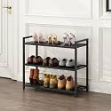 Metal Shoe Rack Stand for Home Storage Easy Assembly (3 Tier)