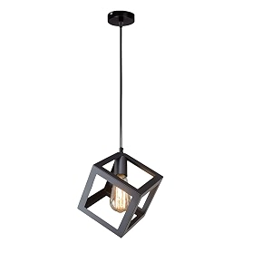 Metal Square Cube Ceiling Light for Living