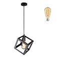 Metal Square Cube Ceiling Light for Living