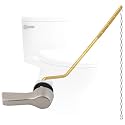 Metal Toilet Handle Lever Replacement, Universal Side Mount, Brushed Nickel