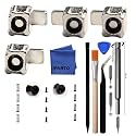 Metal Version Replacement Latches for Nintendo Switch/Switch OLED Joycon Lock Buckles for NS Switch with Screws Springs for Latches